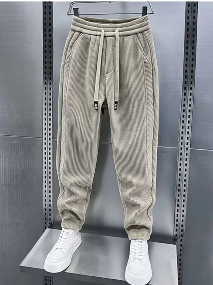 André™ | Pantalon Style Tendance Côtelé