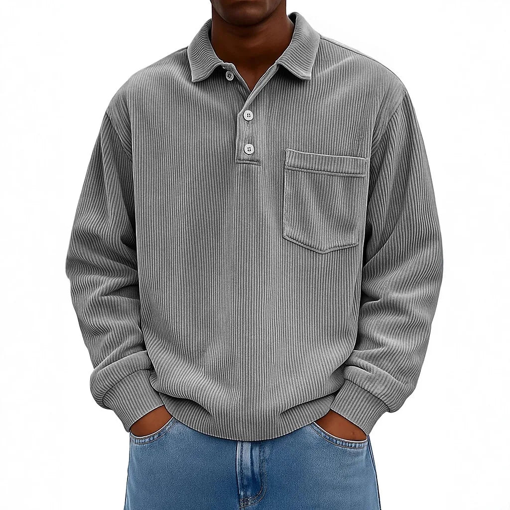 Jean et Marcel™ | Chemise Polo Corduroy Élégante