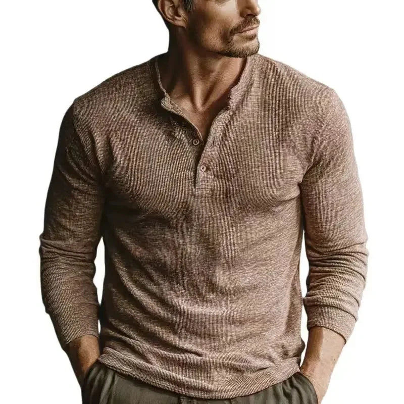 Jean & Marcel™ | Chemise Homme Intemporelle à Manches Longues