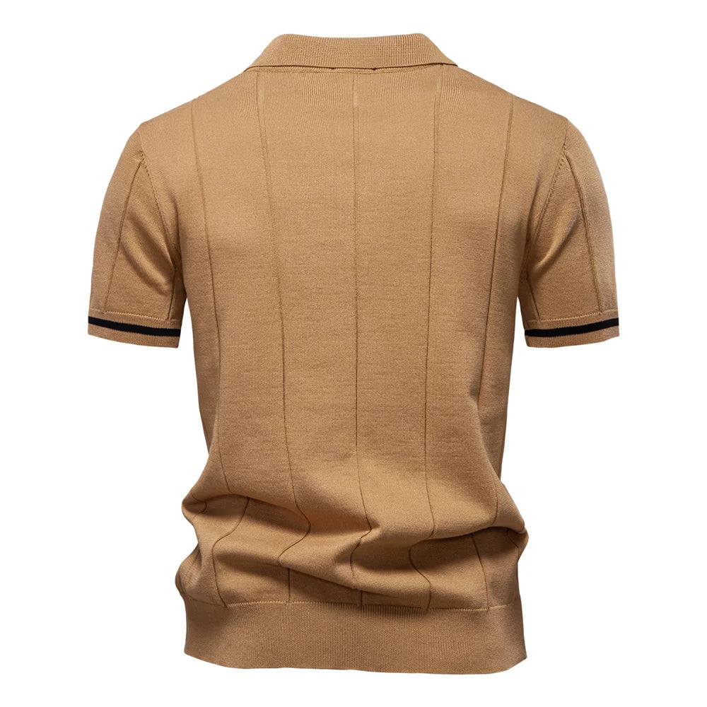 J&M Paris™ | Polo pour Hommes avec Fermeture Éclair