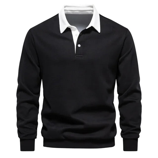 Arnaud™ | Polo Sweatshirt Homme Manches Longues