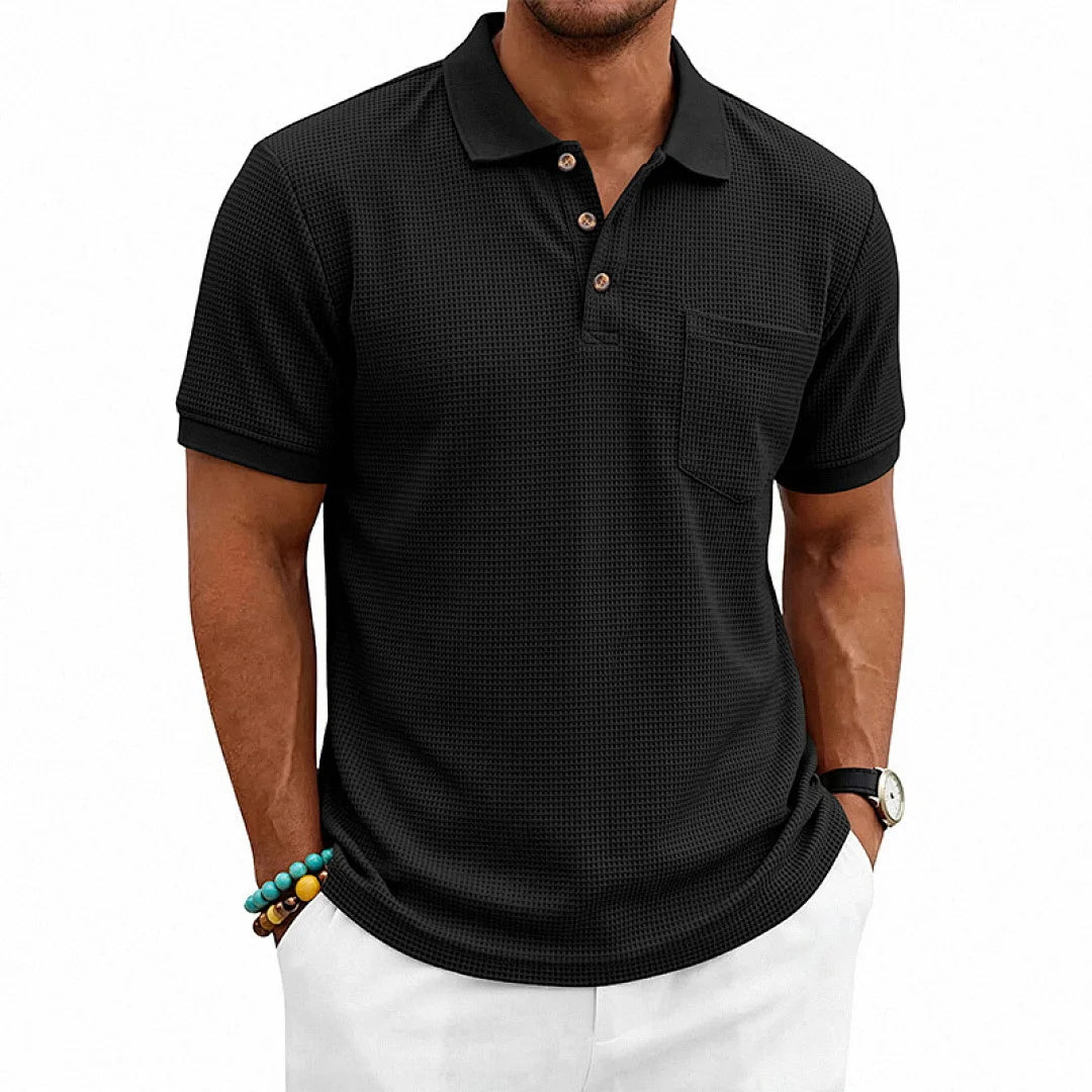 Philippe™ | Polo Premium à Texture Gaufrée