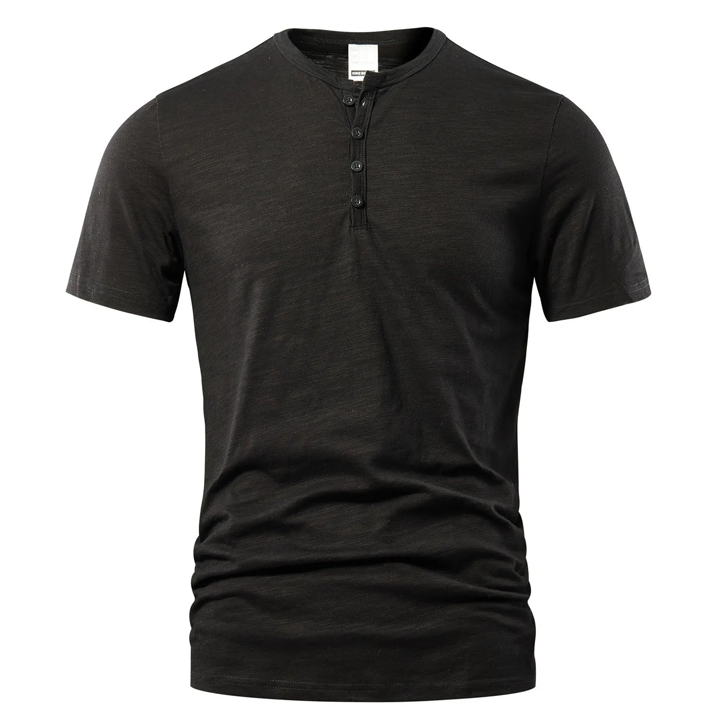 Jean™ | T-Shirt Homme Élégant à Boutonnage