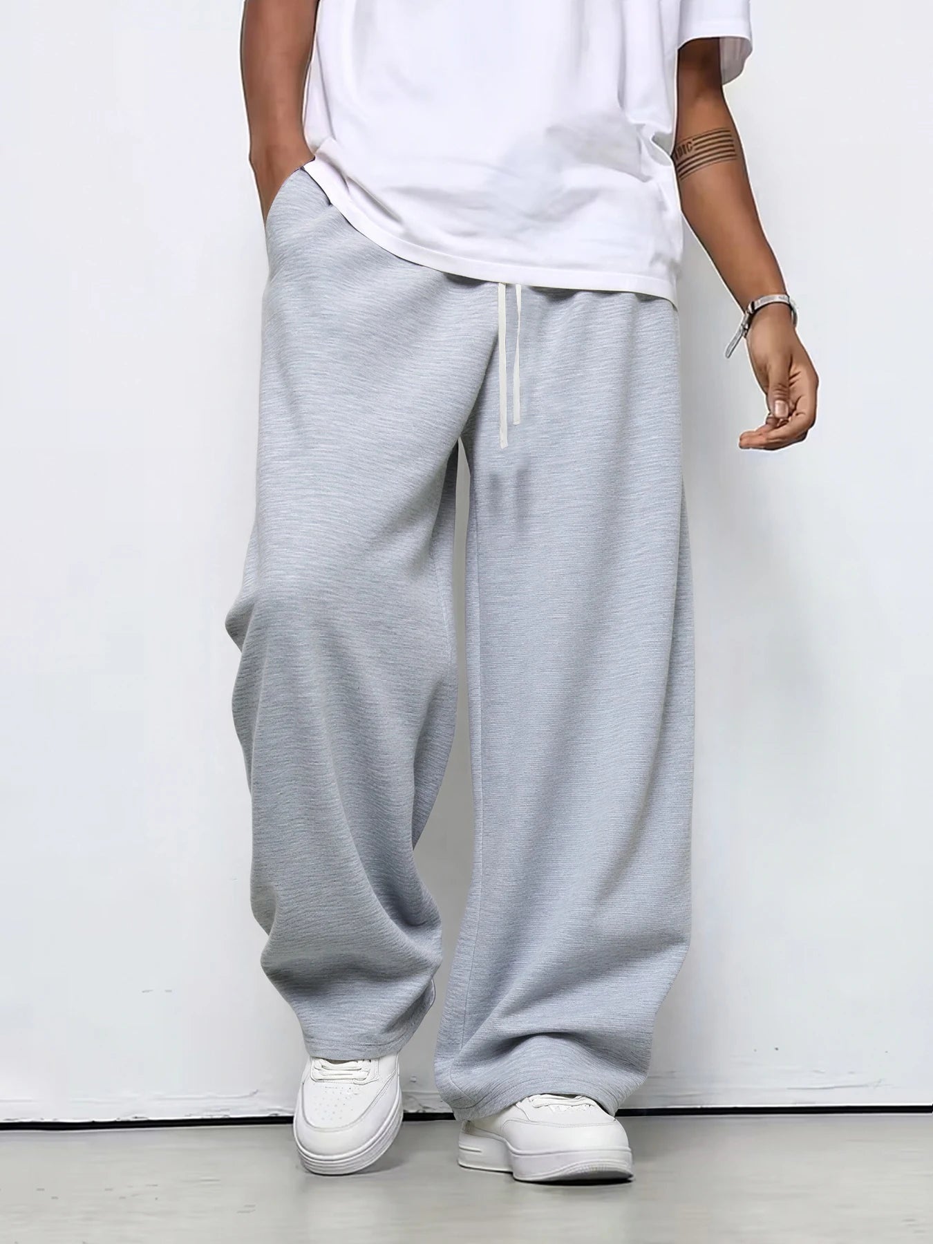 Jean et Marcel™ | Pantalon de Jogging Élégant à Jambes Larges