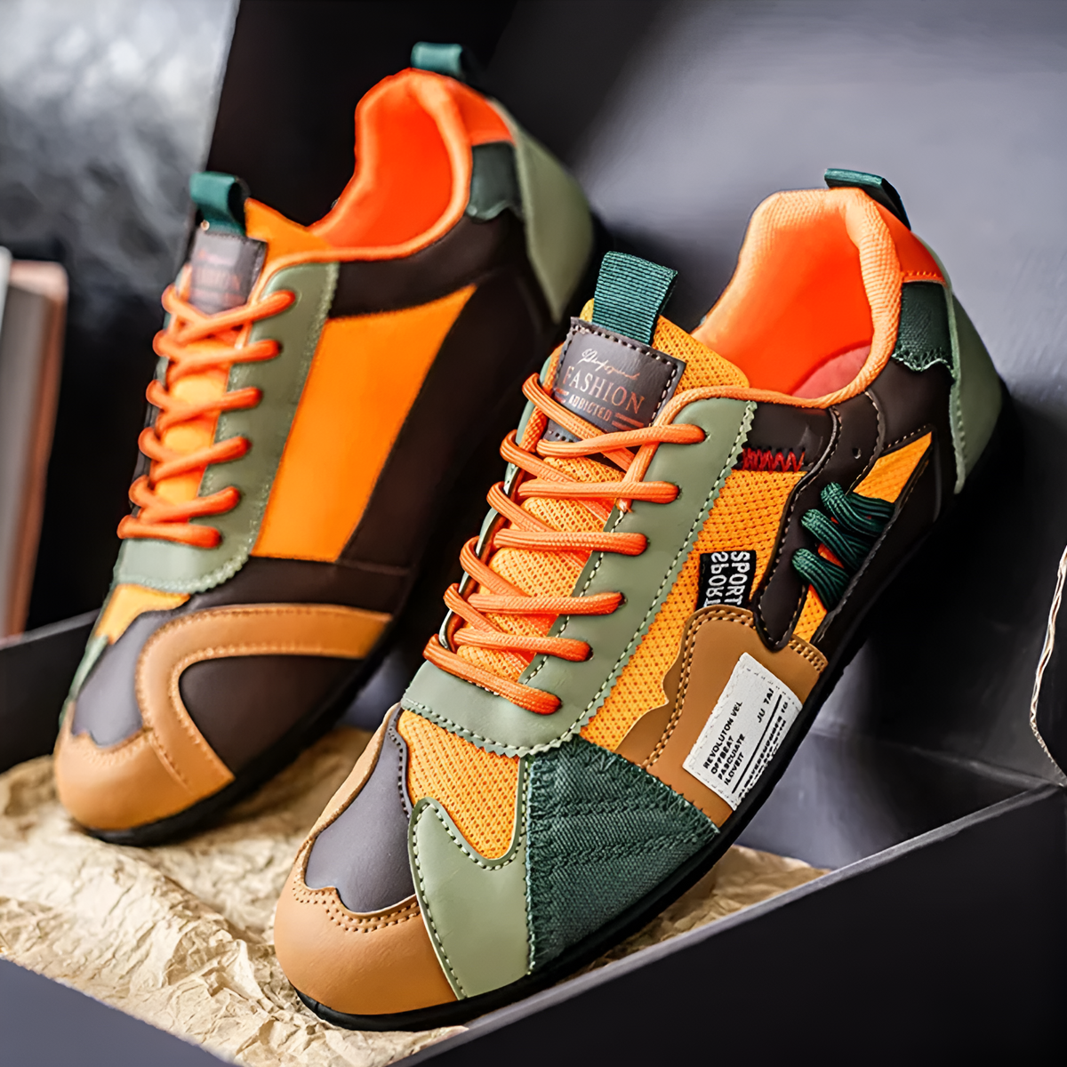 Marcel™ | Baskets Homme Colorées