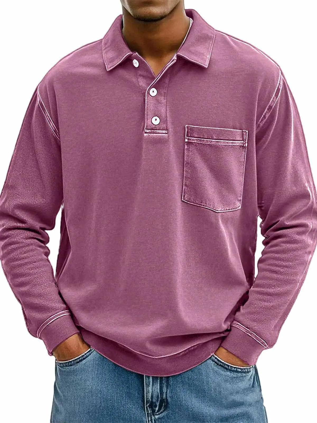 Jean™ | Polo pour Homme avec Poche Poitrine