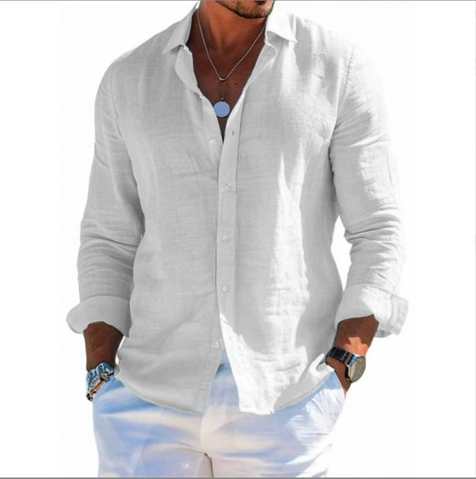 Étienne™ | Chemise en Lin Légère et Respirante