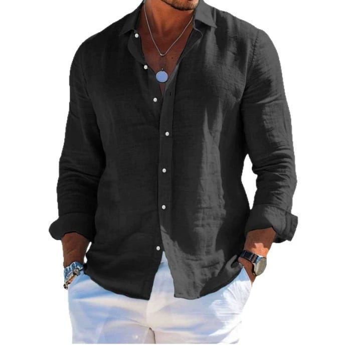 Étienne™ | Chemise en Lin Légère et Respirante