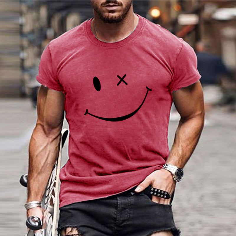 Jean™ | T-shirt Décontracté à Motif Smiley