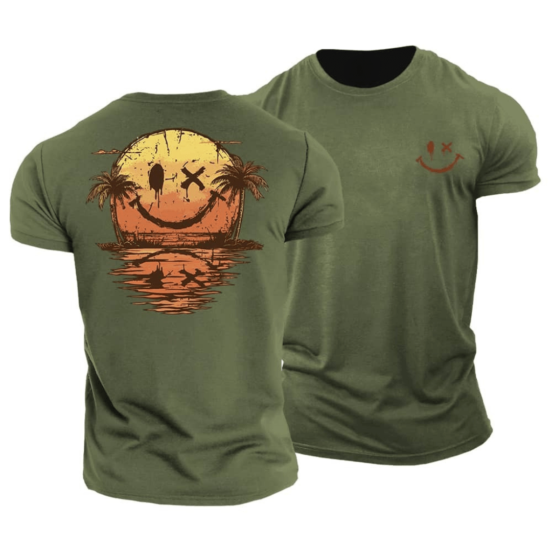 T-Shirt Smiley Marin d'Été