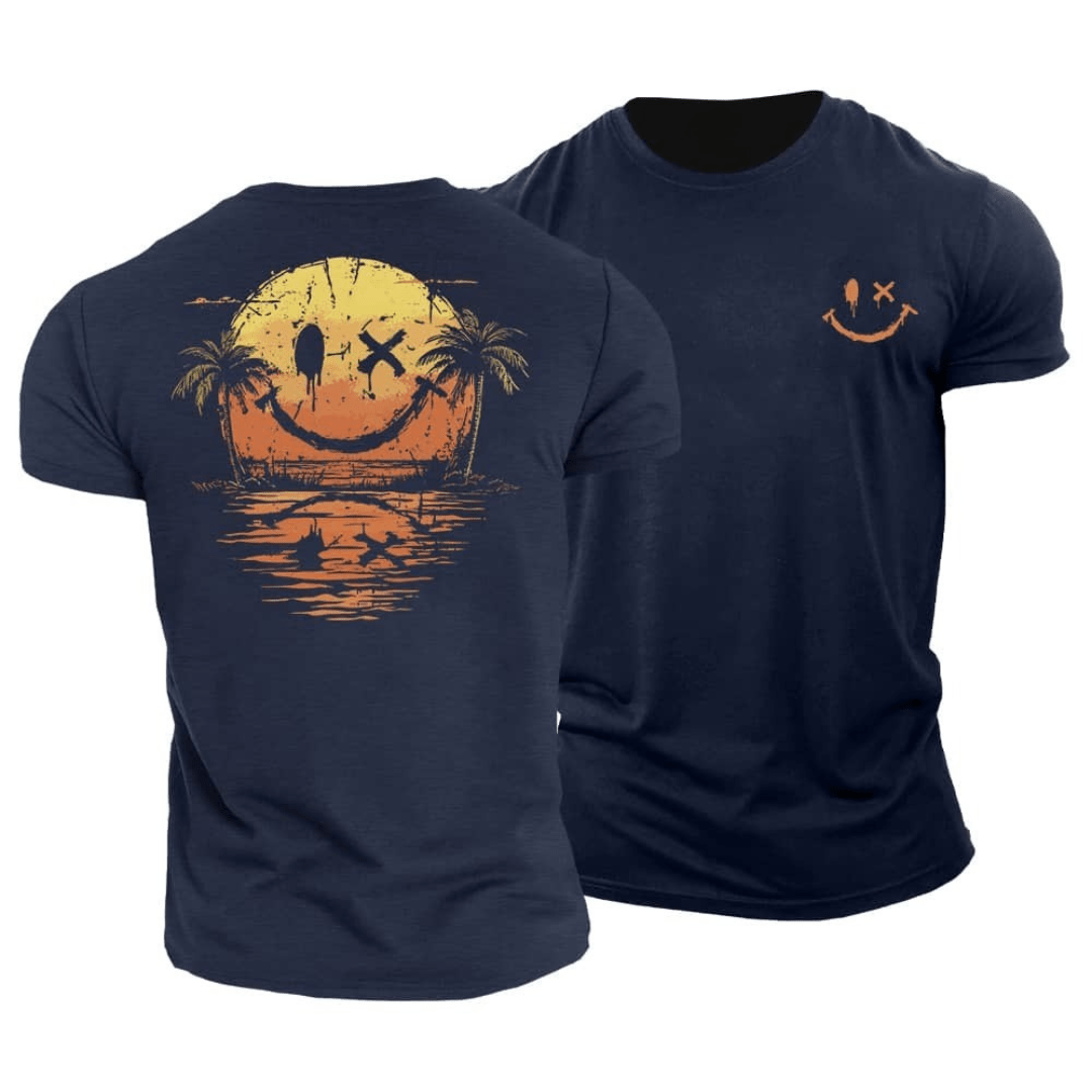T-Shirt Smiley Marin d'Été