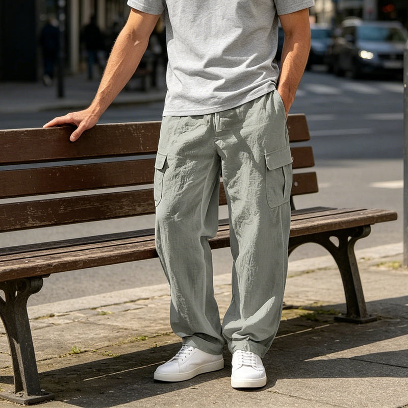 Jean™ | Pantalon cargo d'été en coton