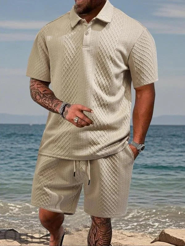 Jean™ | Ensemble d'été pour homme au motif moderne