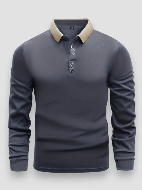 Marcel™ | Polo de luxe avec détails contrastants