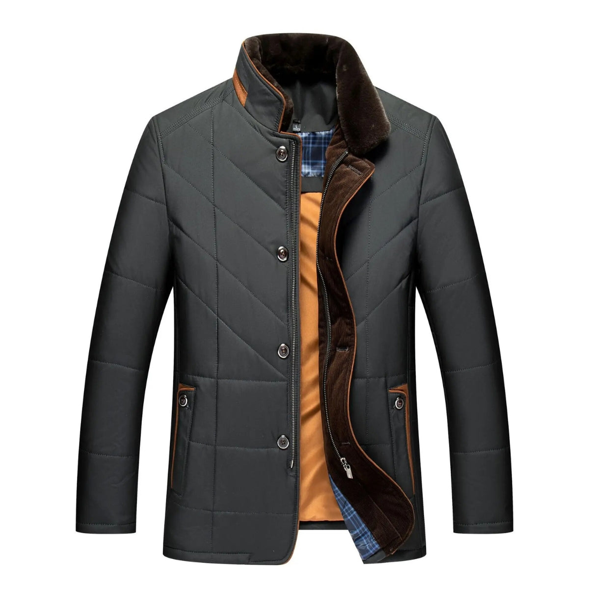 Marcel™ | Manteau d’Hiver Classique & Doublé