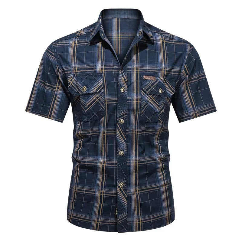 Marcel™ | Chemise Classique à Carreaux en Coton