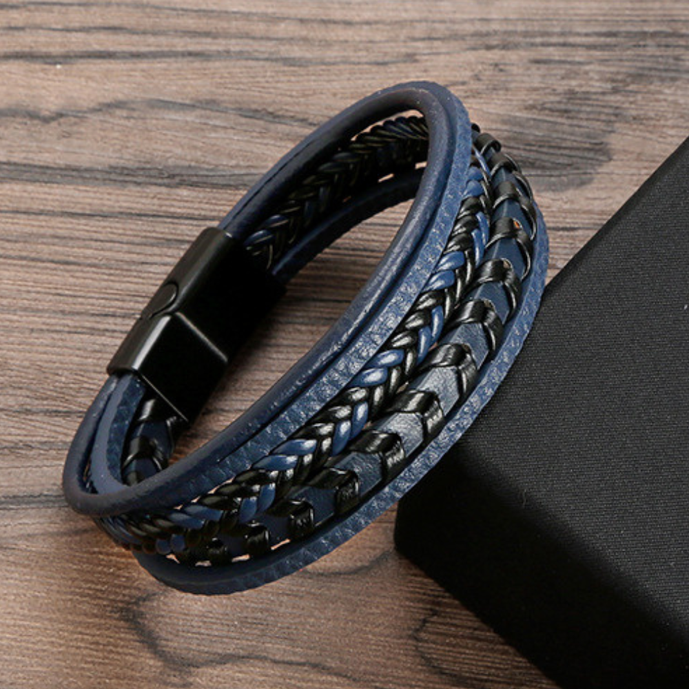 Marcel™ | Bracelet Homme en Cuir – robuste, élégant et intemporel