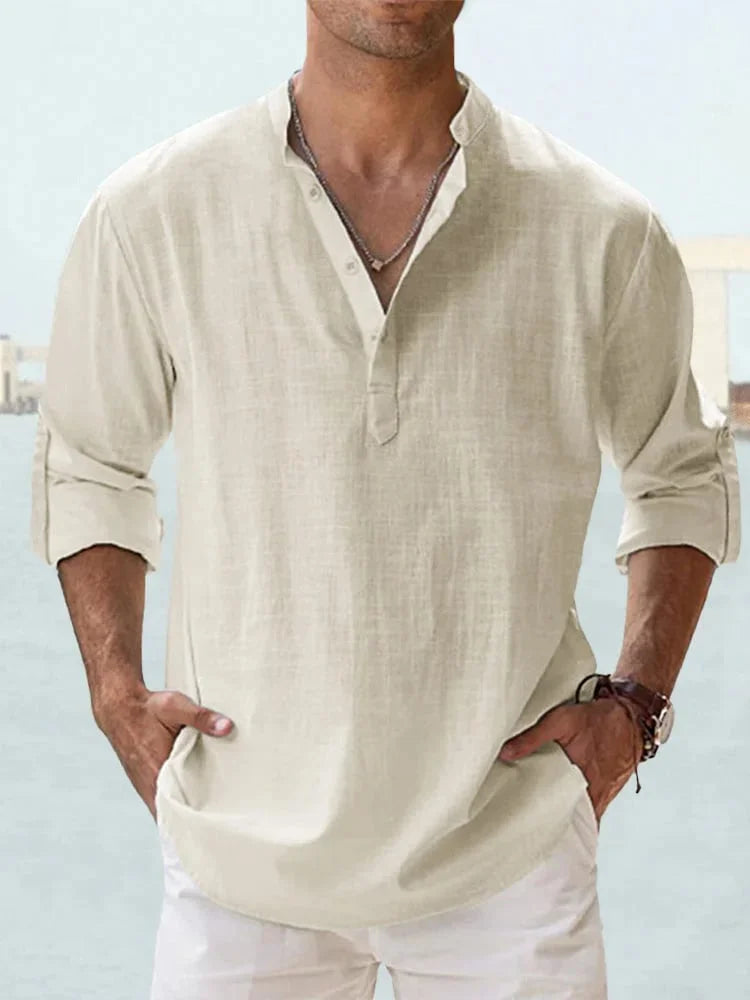 Jean™ | Chemise d'Été en Lin (1+1 GRATUIT)
