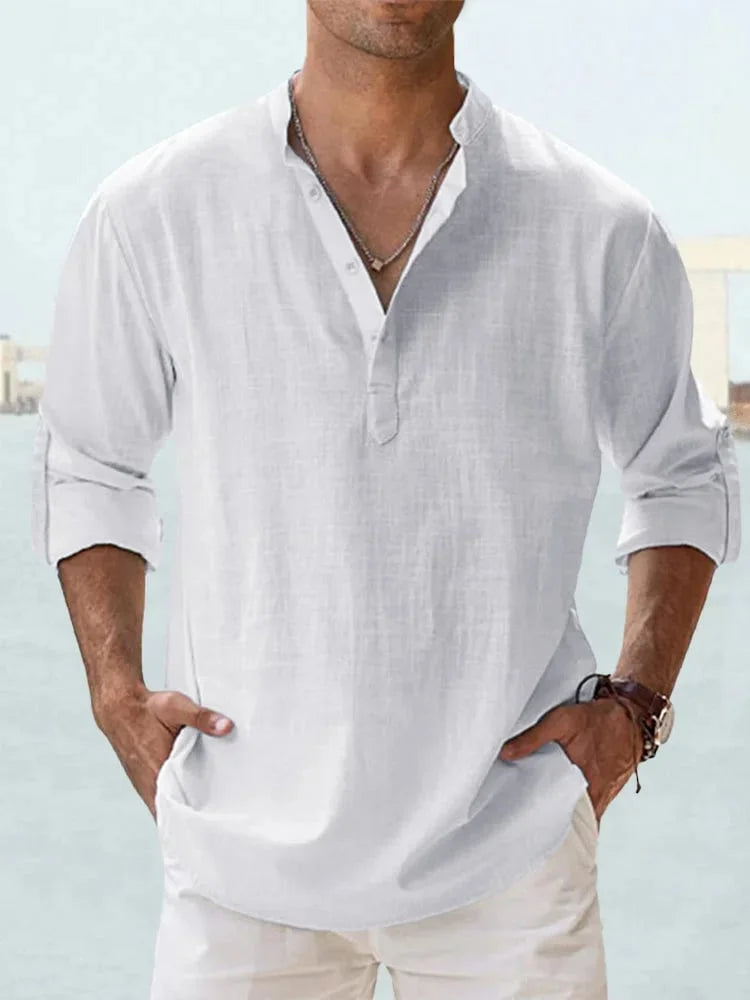 Jean™ | Chemise d'Été en Lin (1+1 GRATUIT)
