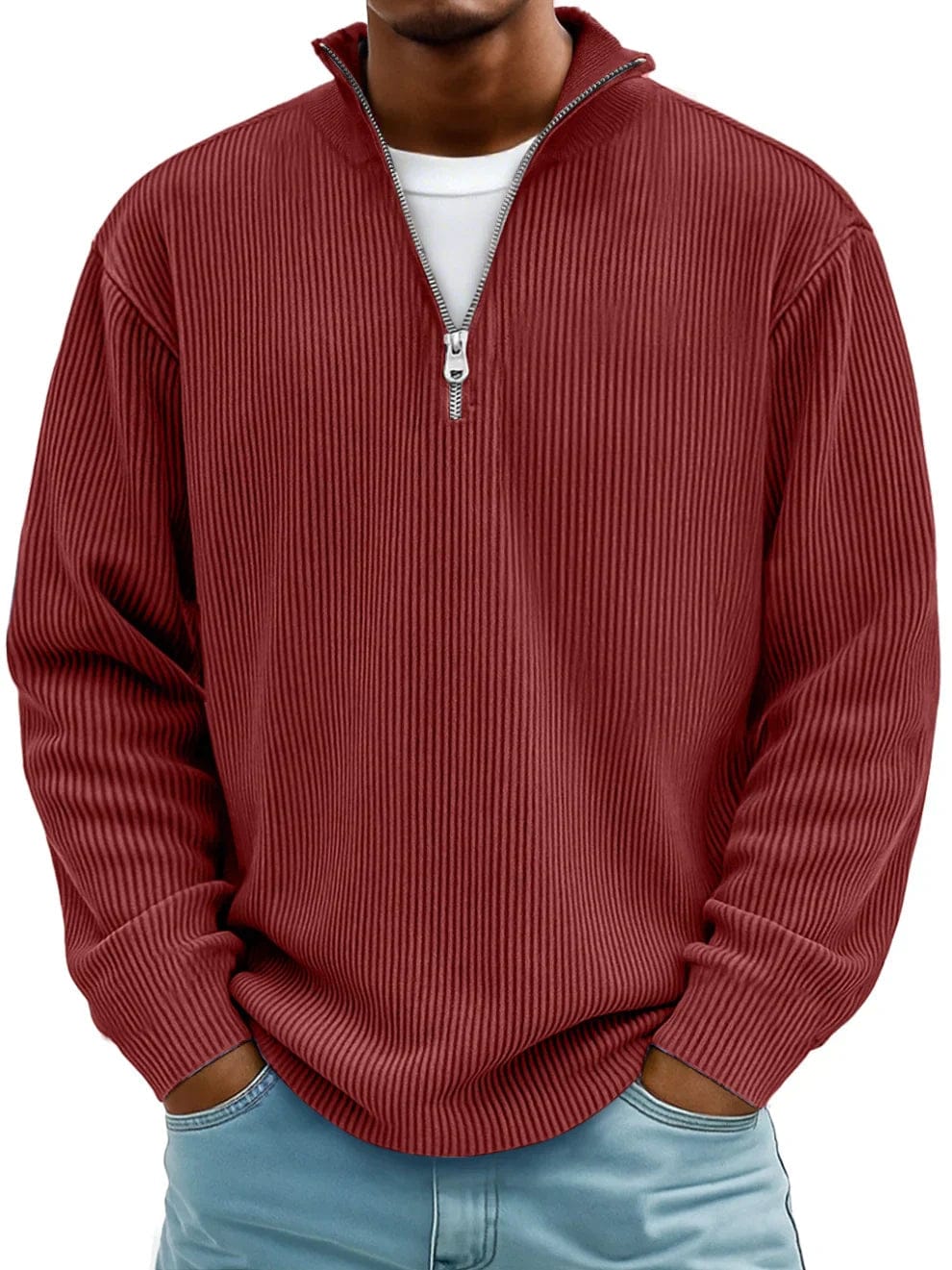 Laurent™ | Pull Décontracté en Velours Côtelé