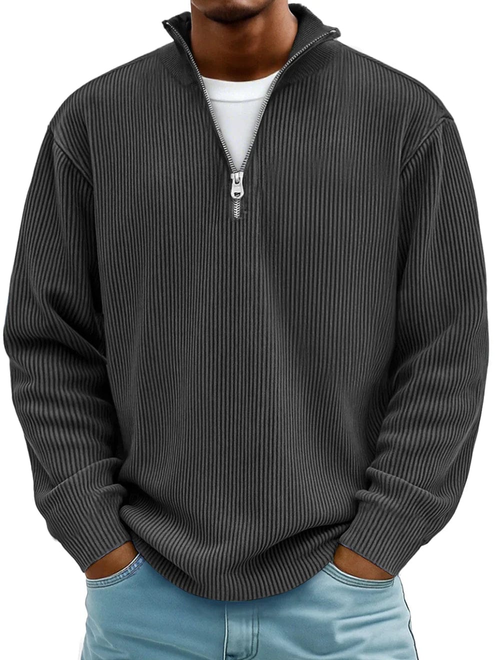 Laurent™ | Pull Décontracté en Velours Côtelé