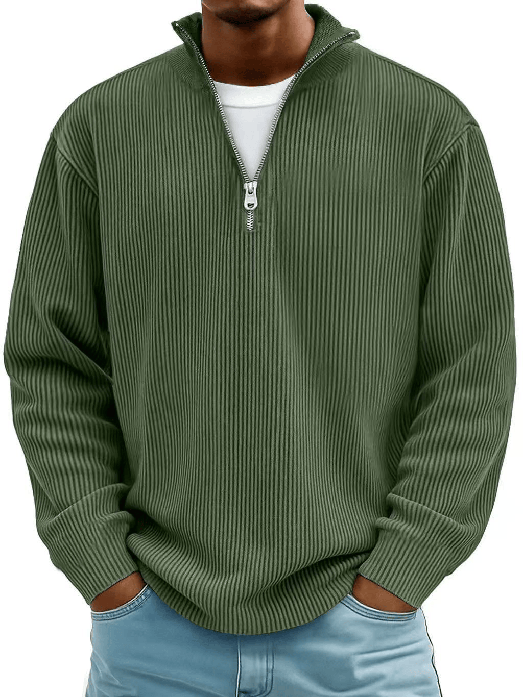 Laurent™ | Pull Décontracté en Velours Côtelé