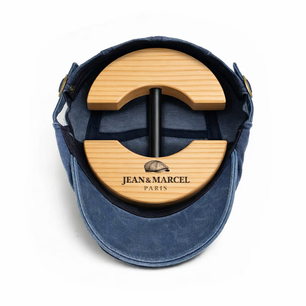 Support de Casquette Ajustable en Bois — Maintient la Forme Parfaite