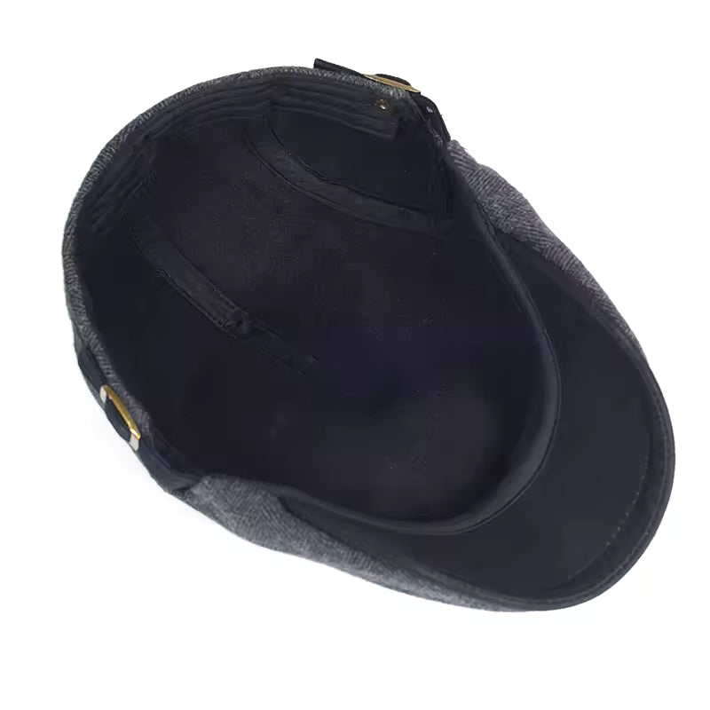 Casquette Plate Héritage en Laine Noble
