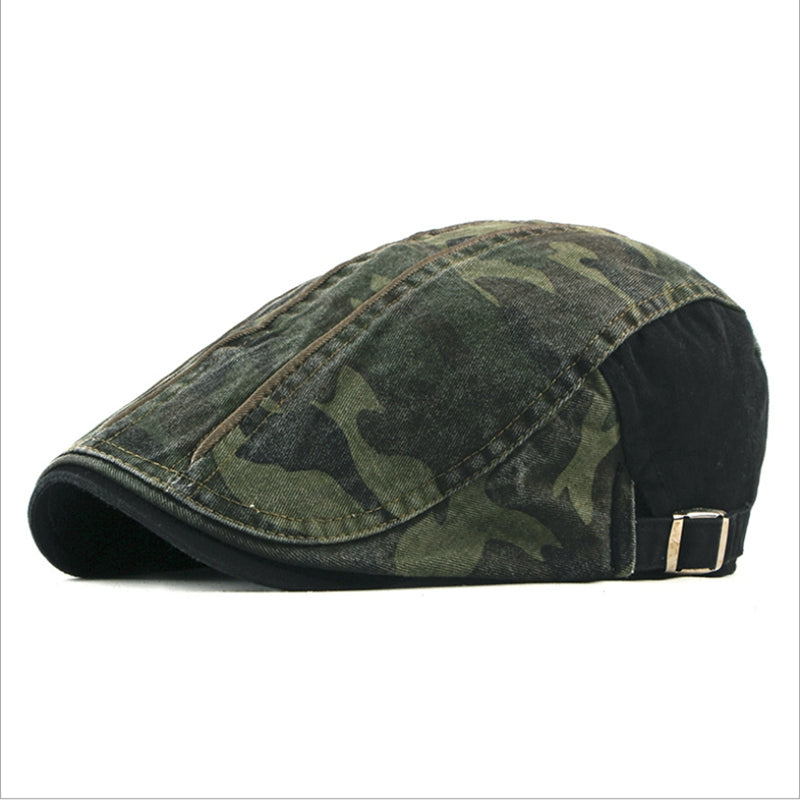 Casquette en coton camouflage