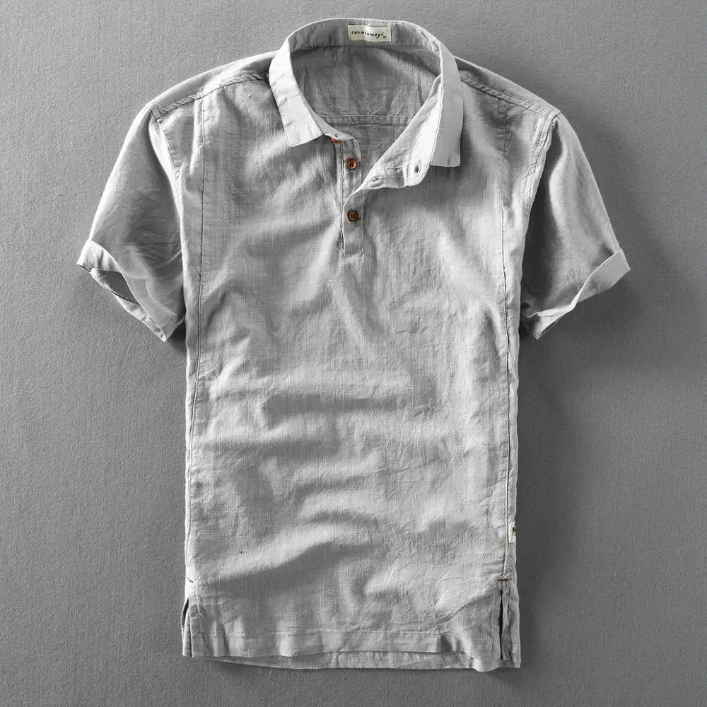 Jean™ | Chemise Classique d'Été à Boutons