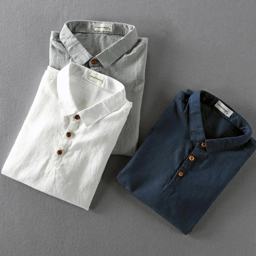 Jean™ | Chemise Classique d'Été à Boutons