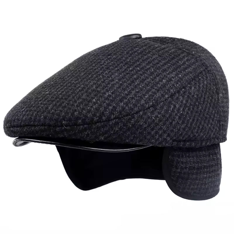 Bonnet à oreillettes en laine