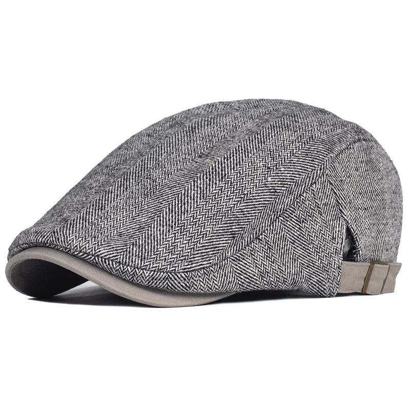Casquette Homme Ajustable à Motif Chevron