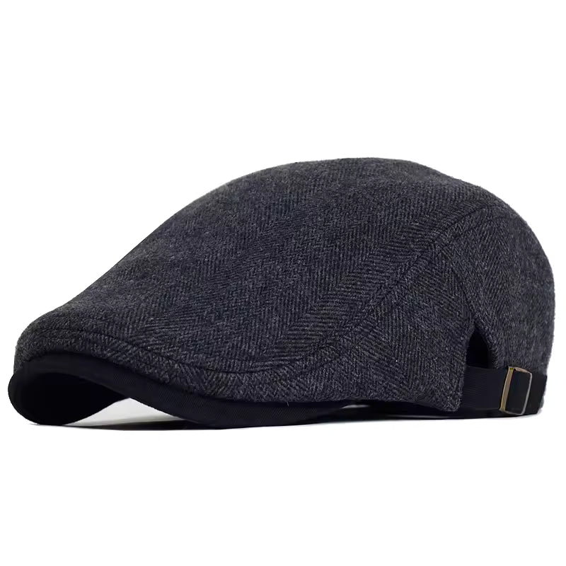 Casquette Plate Héritage en Laine Noble