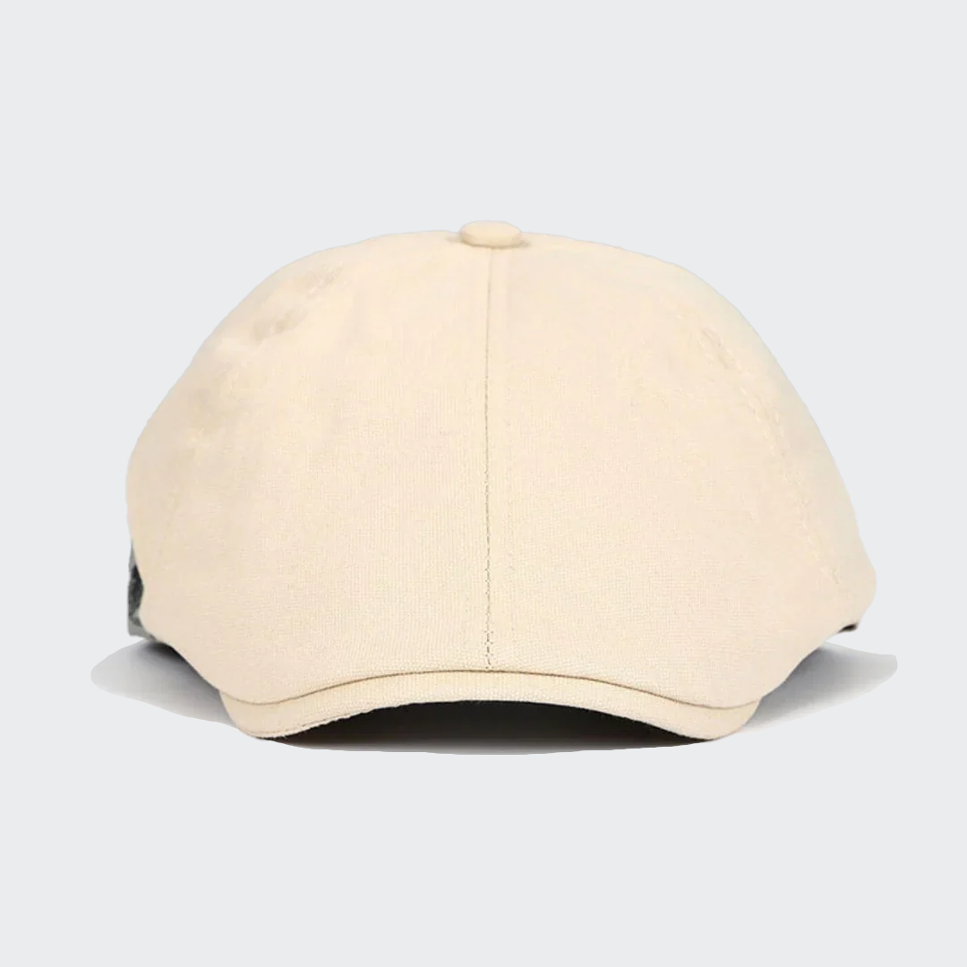 Casquette Plate Classique en Laine - Solution Élégante pour Cheveux Clairsemés