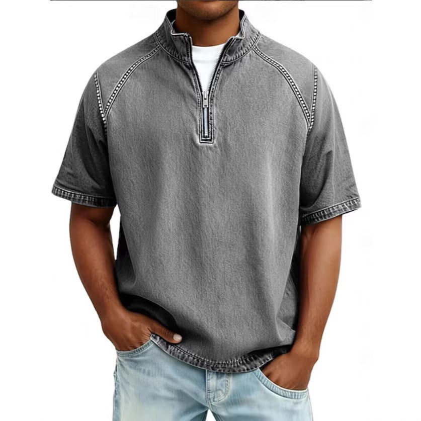 Philippe™ | Chemise Intemporelle pour Homme avec Fermeture Éclair