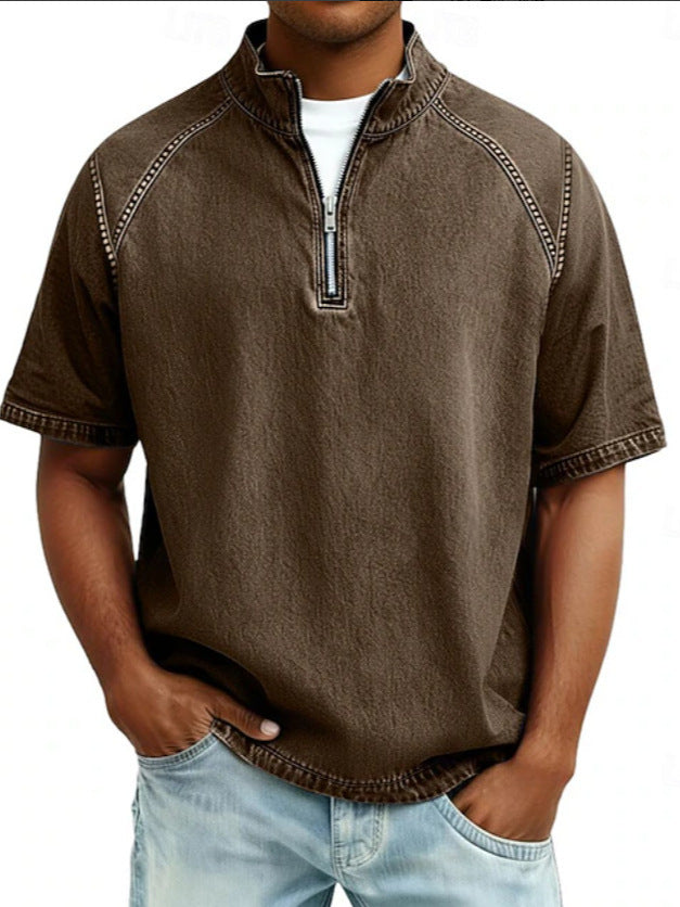 Marcel™ | Chemise vintage pour homme avec fermeture éclair