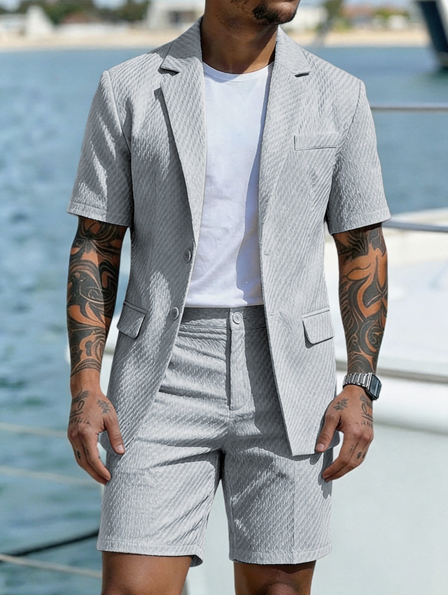 Marcel™ | Ensemble d'Été Luxe avec Blazer et Short