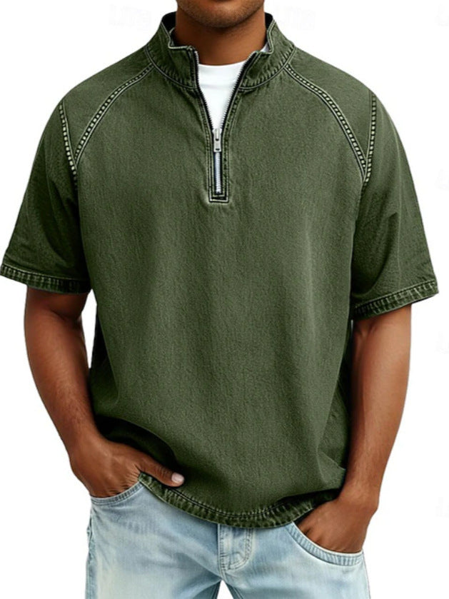 Philippe™ | Chemise Intemporelle pour Homme avec Fermeture Éclair