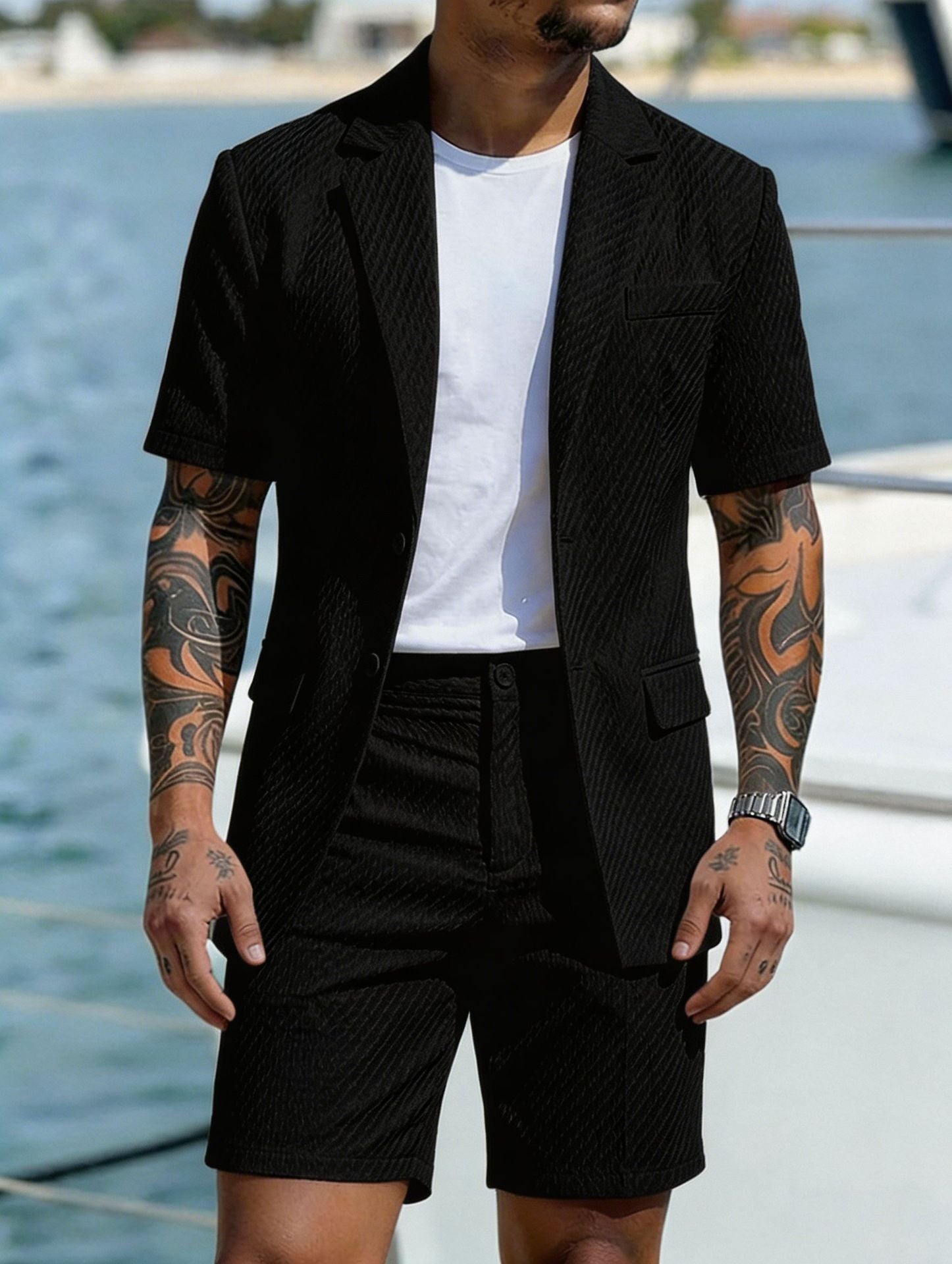 Marcel™ | Ensemble d'Été Luxe avec Blazer et Short