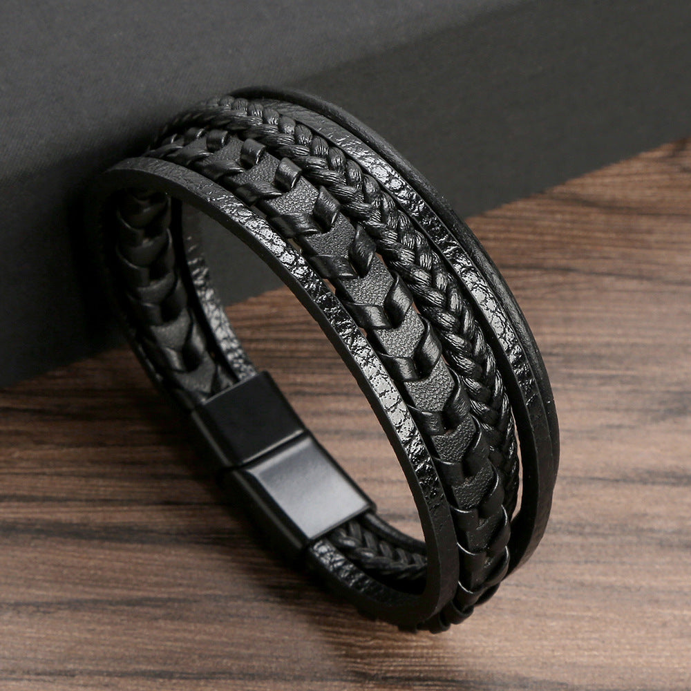 Marcel™ | Bracelet Homme en Cuir – robuste, élégant et intemporel