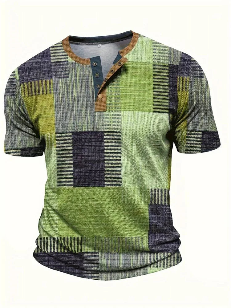 Marcel™ | Chemise Homme Colorée à Manches Courtes