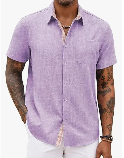 Jean™ | Chemise d'Été Élégante aux Détails Classiques