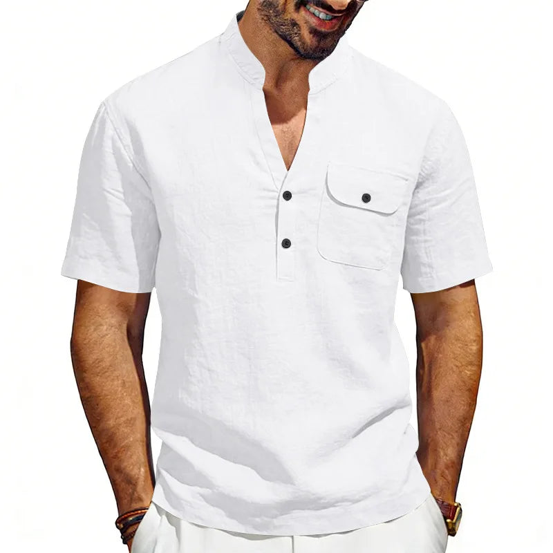 Jean et Marcel™ | Chemise Homme Élégante avec Poche Poitrine