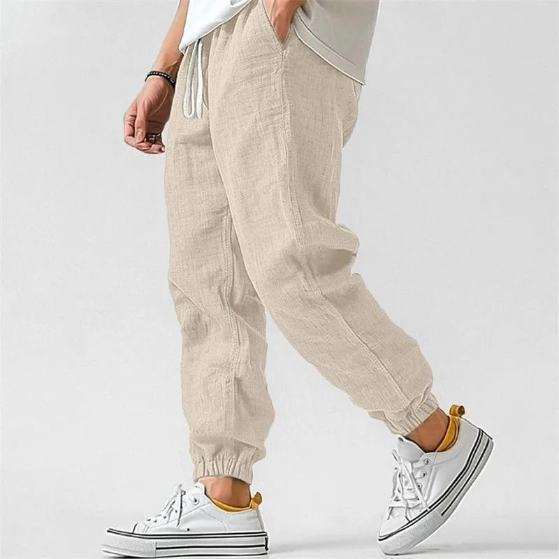 Marcel™ | Pantalon Homme en Lin Extensible
