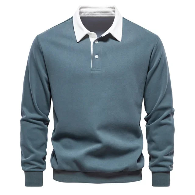 Arnaud™ | Polo Sweatshirt Homme Manches Longues