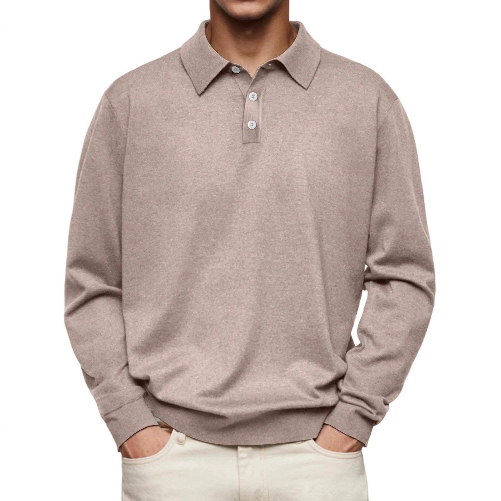Marcel™ | Polo Casual à Manches Longues