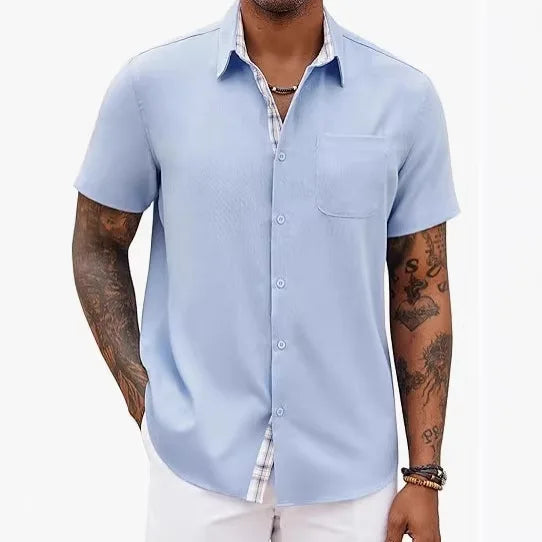 Jean™ | Chemise d'Été Élégante aux Détails Classiques