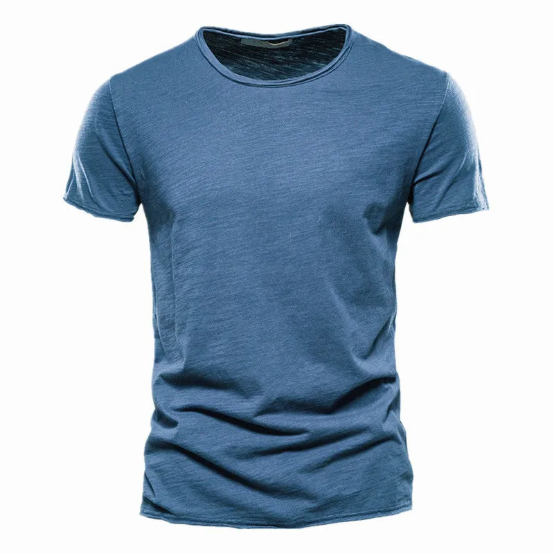 Jean™ | T-shirt d'Été en Coton à Col Rond