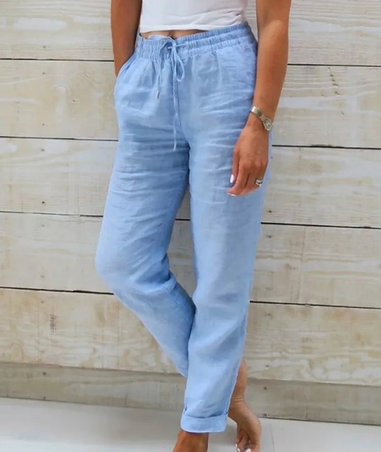 Élise™ | Pantalon Femme Confort en Coton